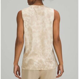 Lululemon All Yours Tank Top Marmoleado Tie Dye Lemon Chiffon Trench Size 2